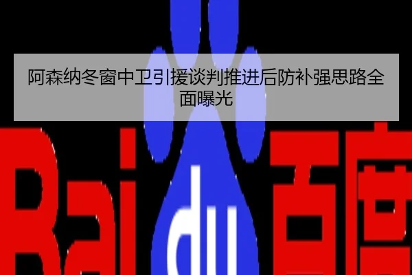阿森纳冬窗中卫引援谈判推进后防补强思路全面曝光
